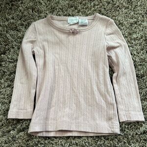 Jamie Kay long sleeve pointelle ribbed top